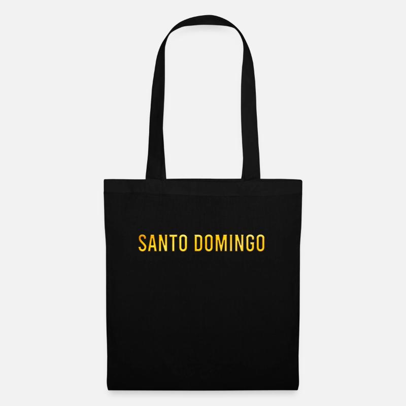 Santo Domingo - Stoffbeutel - Schwarz