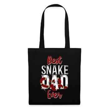 Snake Serpent Dad Father Vintage - Tote Bag - black - Front