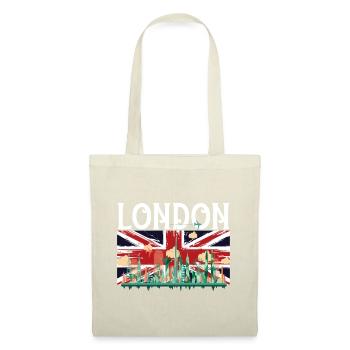 London - Stoffbeutel - Natur - Vorne