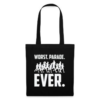 Jogger Runner Marathon Jogging Ski de fond - Sac en tissu - noir - Devant