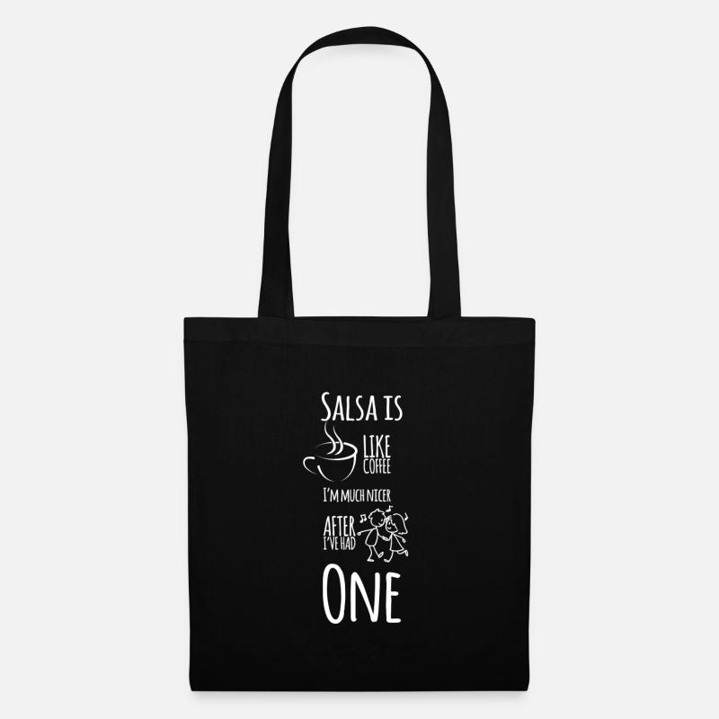 Salsa Tanz Salsa is like coffee - Stoffbeutel - Schwarz