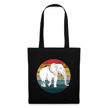 Elephant - Tote Bag - black - Front