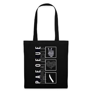Peace Love Cure Omphalocele T Shirt - Sac en tissu - noir - Devant