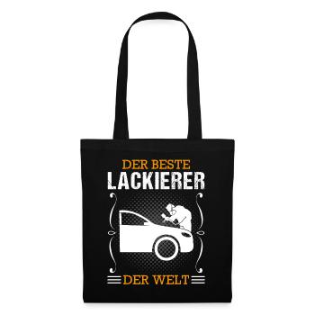 Fahrzeuglackierer Beruf Lackierer Geschenk - Stoffbeutel - Schwarz - Vorne