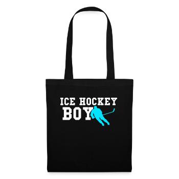 ice hockey boy - Tote Bag - black - Front