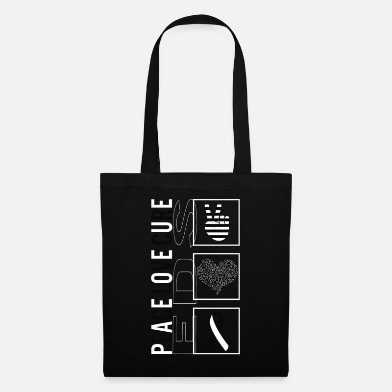 Peace Love Cure EDS T-Shirt - Stoffbeutel - Schwarz