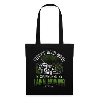 Lawn Mower Mowing Dad Father - Tote Bag - black - Front