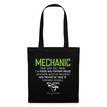 Mechanic Profession Automotive Mechanic Car Funny Saying - Tote Bag - black - Front