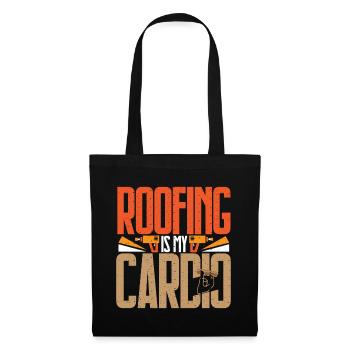Roofer Craftsman Profession Roof Craft House Construction - Tote Bag - black - Front