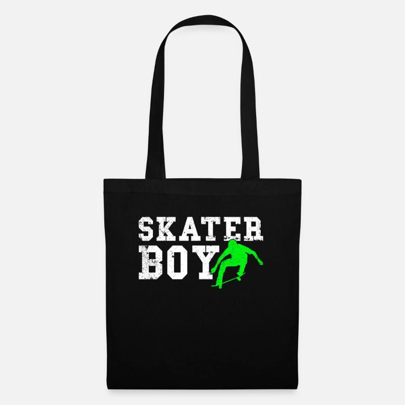 skater boy - Stoffbeutel - Schwarz