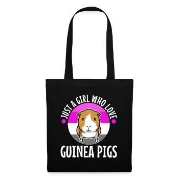 Juste une fille qui aime les cochons d’Inde - Sac en tissu - noir - Devant