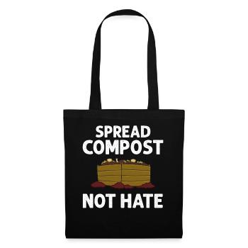 Composting Compost Worm Waste - Tote Bag - black - Front