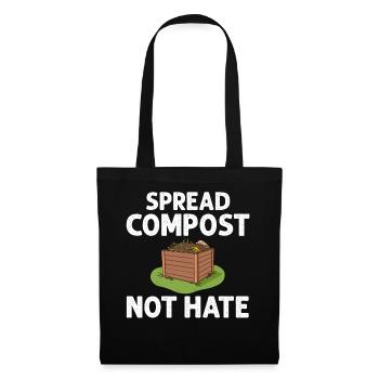Composting Compost Worm Waste - Tote Bag - black - Front