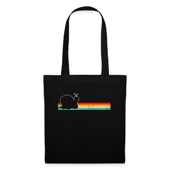 Snail Retro - Tote Bag - black - Front