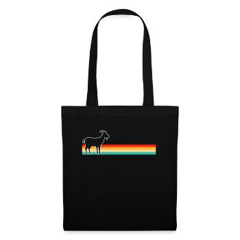 Goat Retro - Tote Bag - black - Front