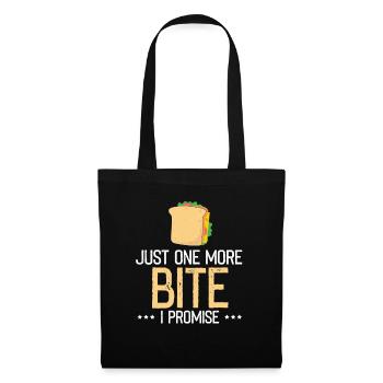 Nourriture Amour Sandwich Fromage Cadeau Ketchup - Sac en tissu - noir - Devant