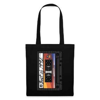 Best Of 1992 Mixtape Cassette 90s Party Mix - Tote Bag - black - Front