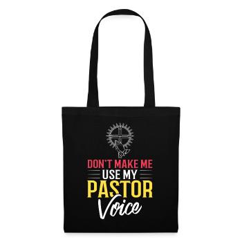 Pastor Church Minister Spiritual Christ Jesus - Tote Bag - black - Front
