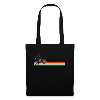 Mountain Bike Retro - Tote Bag - black - Front