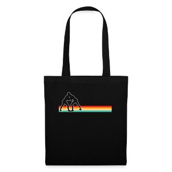 Lutte Rétro - Sac en tissu - noir - Devant
