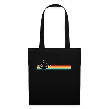 Yoga Meditation Retro - Tote Bag - black - Front