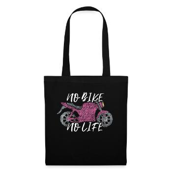 No Bike No Life Motorcycle Biker - Tote Bag - black - Front
