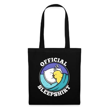 Official sleepshirt Huhn - Stoffbeutel - Schwarz - Vorne