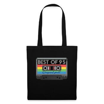 Le meilleur de 95s Cassette 95s Retro - Sac en tissu - noir - Devant