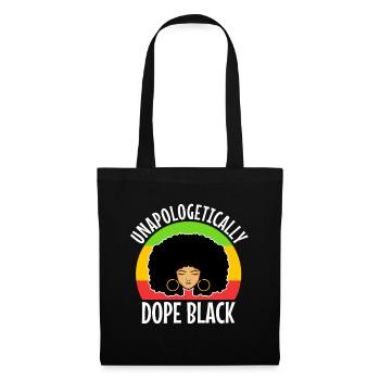 Noir sans excuse - Sac en tissu - noir - Devant