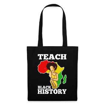Teach Black History - Tote Bag - black - Front