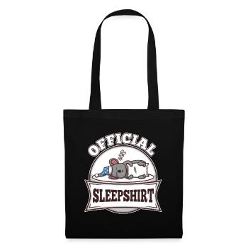 Official Sleeping Shirt Koala - Tote Bag - black - Front
