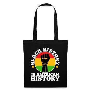 Black history is american history - Tote Bag - black - Front