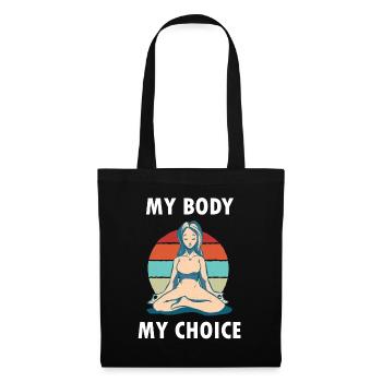 My Body My Choice Meditation - Tote Bag - black - Front
