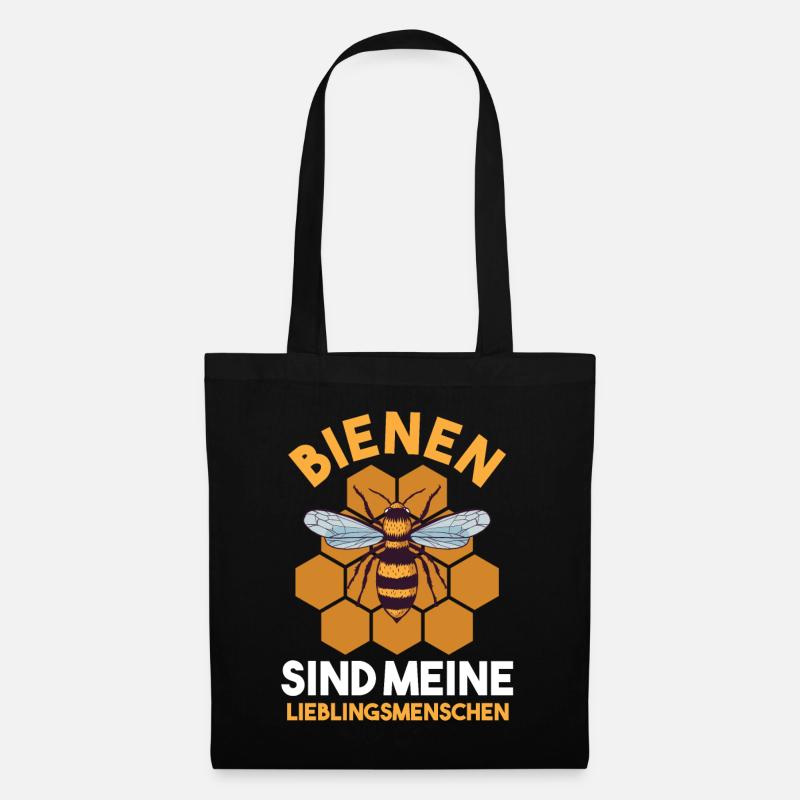 Imker Honig Bienen - Stoffbeutel - Schwarz
