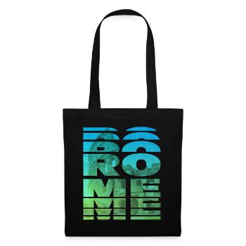 Rome Italie Colisée Ville Skyline Accueil Amour - Sac en tissu - noir - Devant