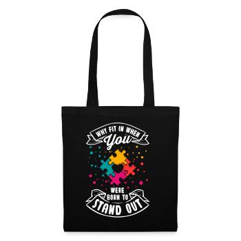 Autism Gift Autistic Asperger ADHD Autism - Tote Bag - black - Front