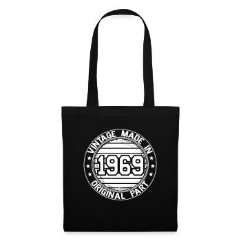 Vintage Made In 1969 Original Part Birthday 1969 - Tote Bag - black - Front