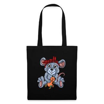 Souris Cadeau Souris Enfants Hommes Souris Conseils - Sac en tissu - noir - Devant