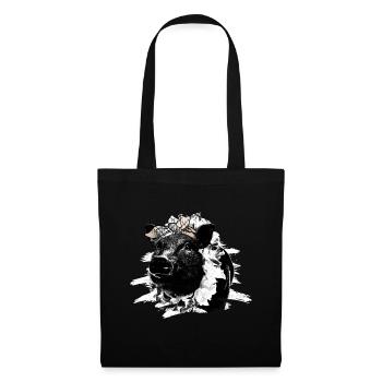 Pig Gift Piglet Kids Piglet Pig Pig - Tote Bag - black - Front