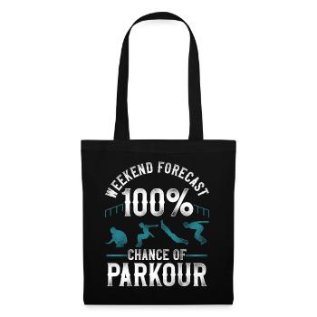 Parkour Free Running Traceur - Sac en tissu - noir - Devant