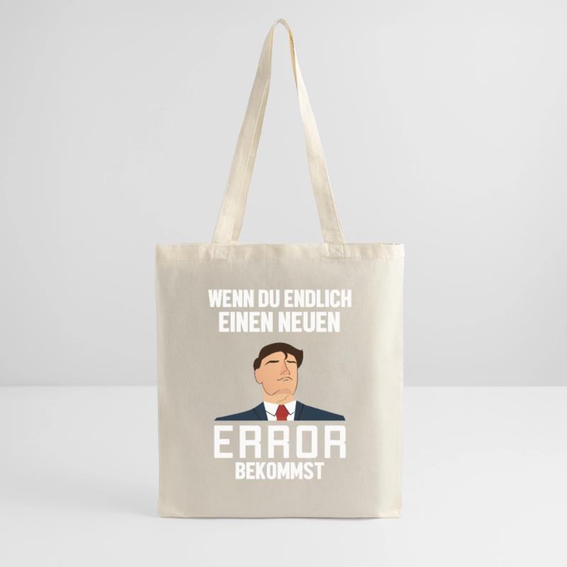 Neuen Error Bekommen Developer Coder Programmierer Stoffbeutel