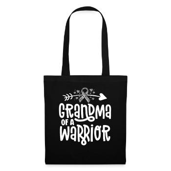 Grandma Of A Rare Disease Warrior Awareness Zebra - Tote Bag - black - Front