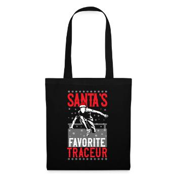 Parkour Free Running Traceur - Sac en tissu - noir - Devant
