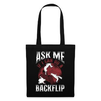 Parkour Free Running Traceur - Sac en tissu - noir - Devant