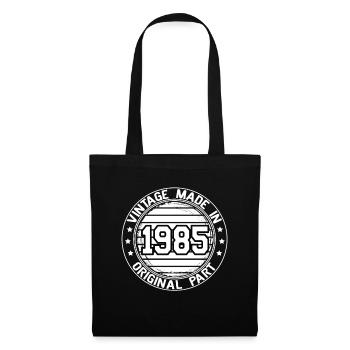 Vintage Made In 1985 Pièce originale Anniversaire 1985 - Sac en tissu - noir - Devant