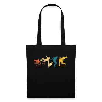 Parkour Free Running Traceur Retro - Tote Bag - black - Front