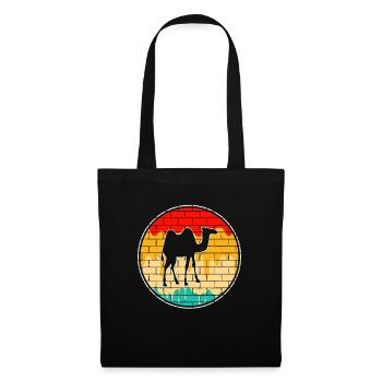 Camel Rétro - Sac en tissu - noir - Devant