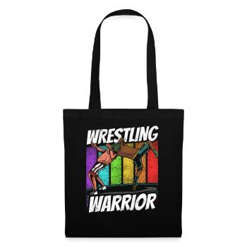 Wrestling Warrior Wrestling Wrestling Wrestler - Tote Bag - black - Front