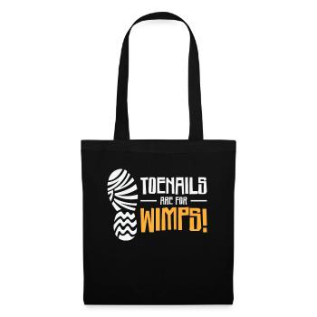 Jogger Runner Marathon Jogging Ski de fond - Sac en tissu - noir - Devant