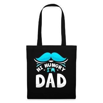 Hello Hungry I'm Dad Father Father Day Daddy - Tote Bag - black - Front